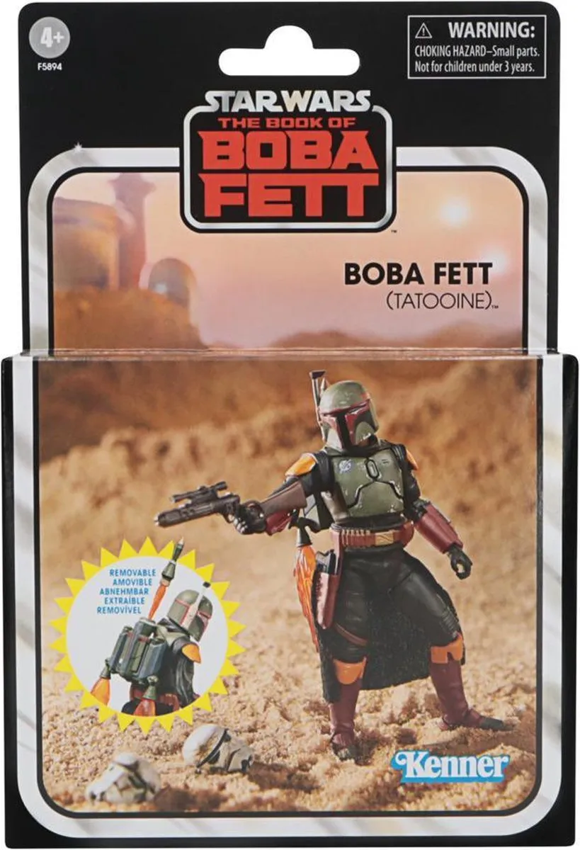 Star Wars Boba Fett Tatooine Vintage Collection Action Figure 10cm - F58945L0