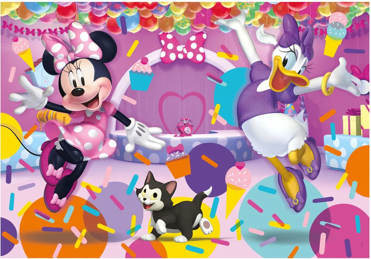 Clementoni Minnie Mouse Puzzel 104 Stukjes - Multicolor