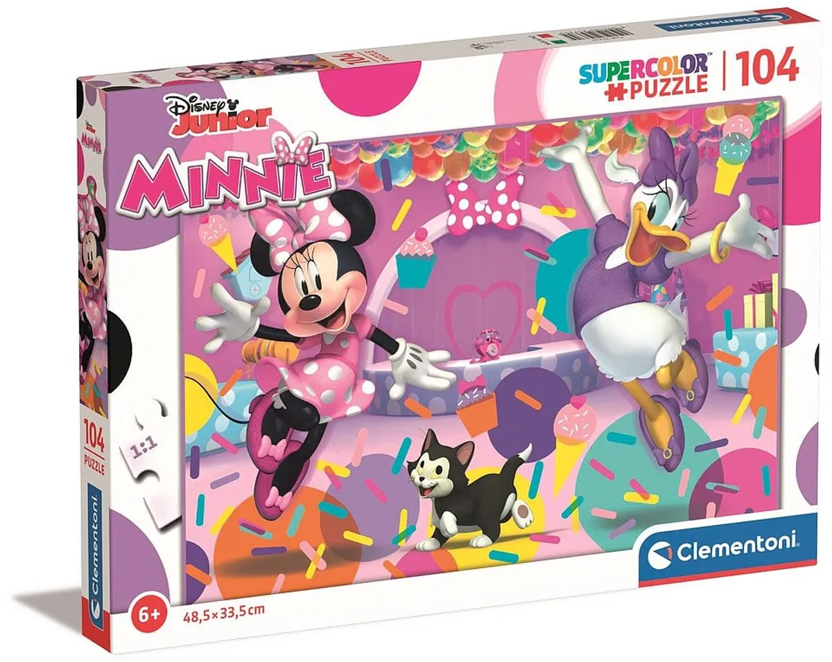 Clementoni Minnie Mouse Puzzel 104 Stukjes