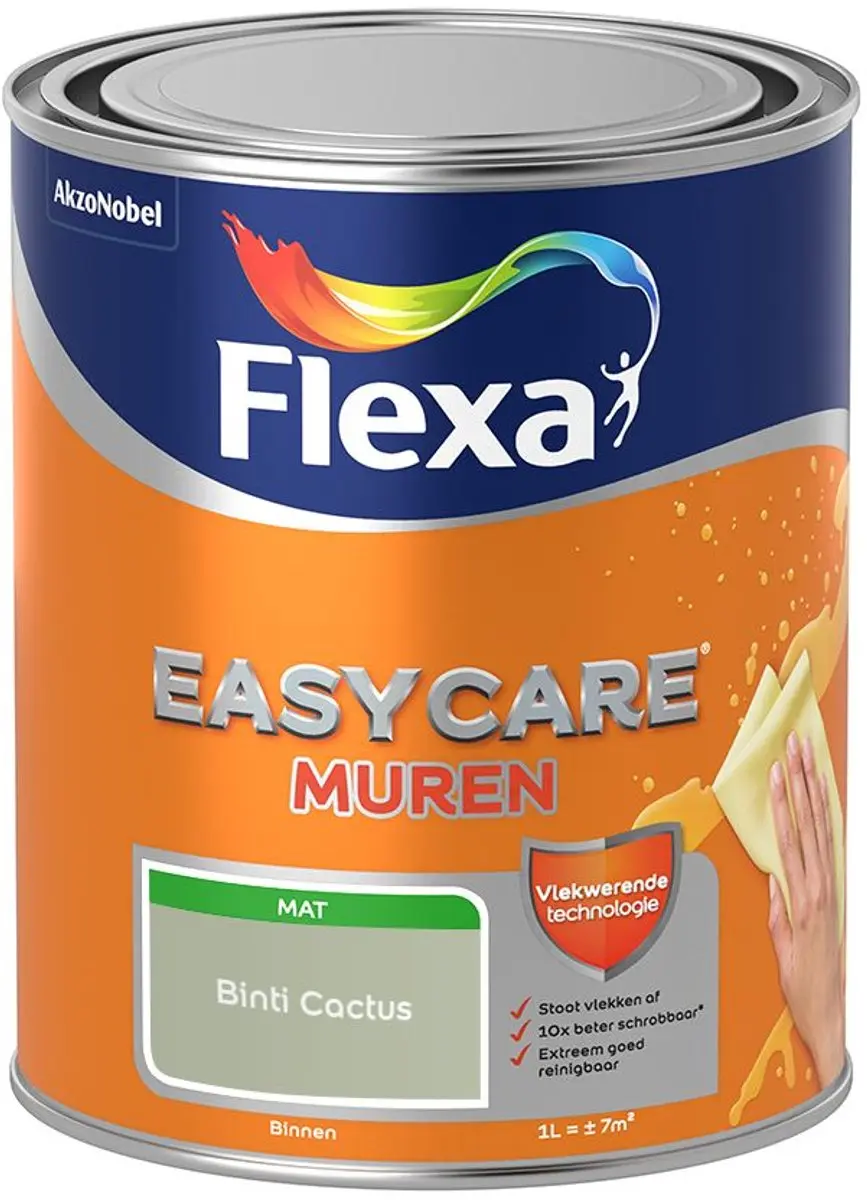 Flexa Easycare Muren Binti Cactus Mengverf 1L