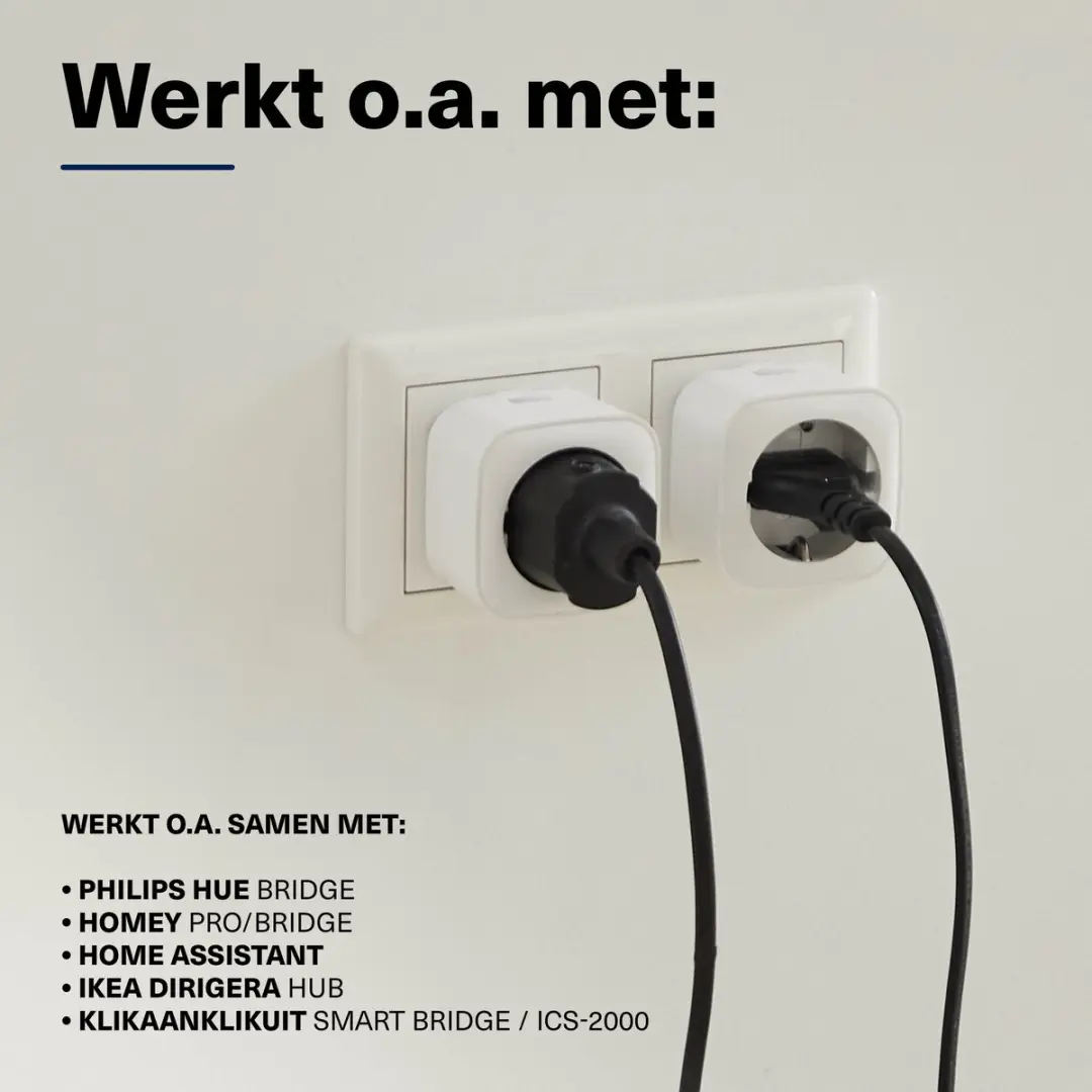 KlikAanKlikUit Zigbee Stekkerdimmer ZCC-250 - 150W - Wit