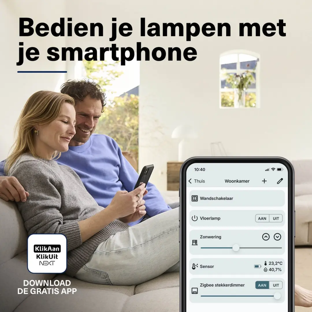 KlikAanKlikUit Zigbee Stekkerdimmer ZCC-250 - 150W - Wit