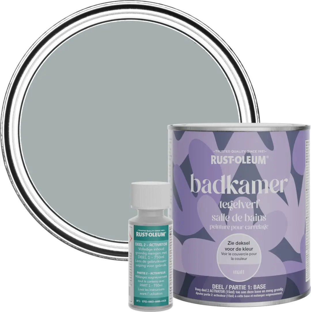 Rust-Oleum Mineraalgrijs Badkamer Tegelverf 750ml