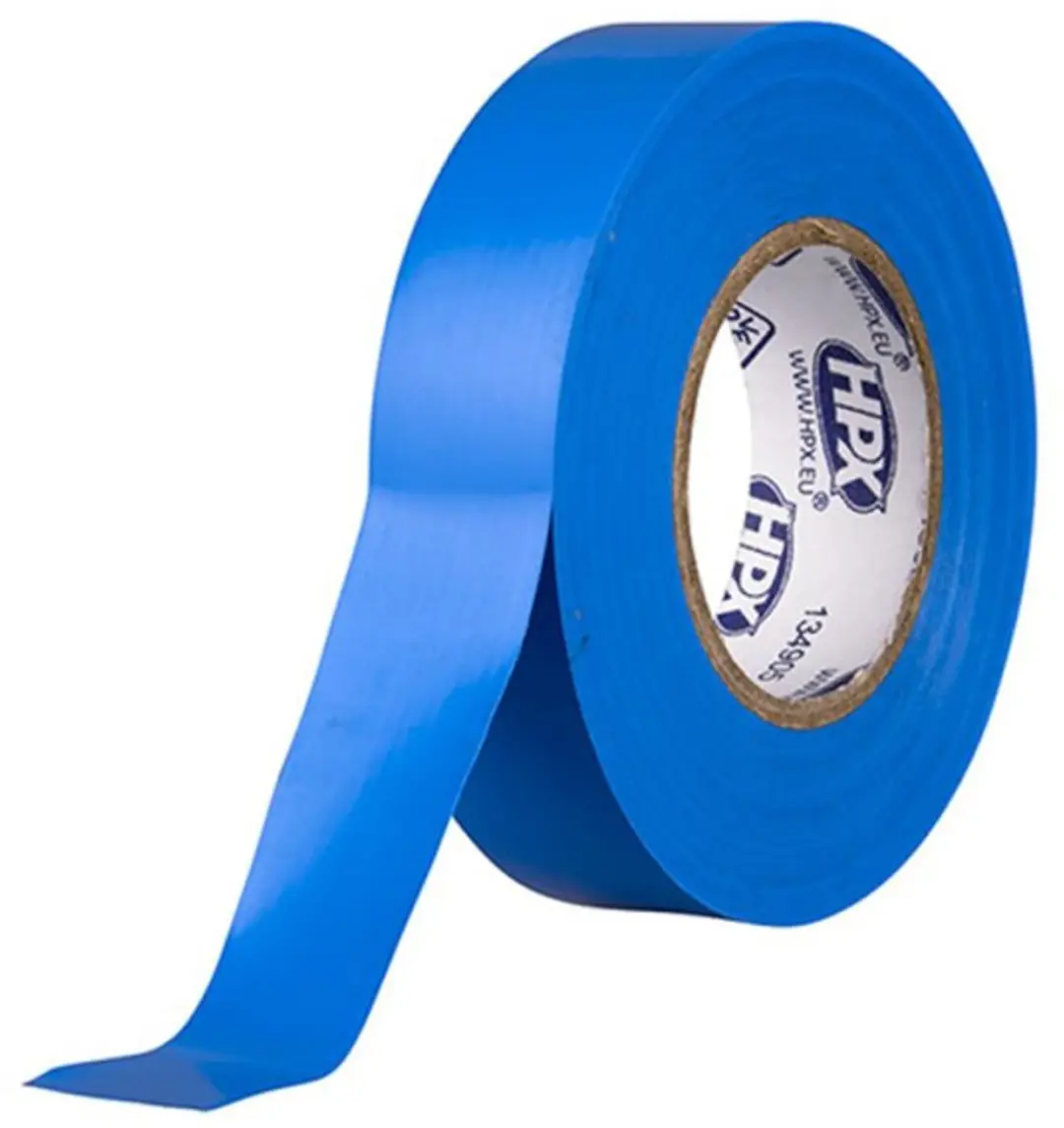 HPX PVC Isolatietape VDE Blauw 19mm x 20m - 10 Stuks