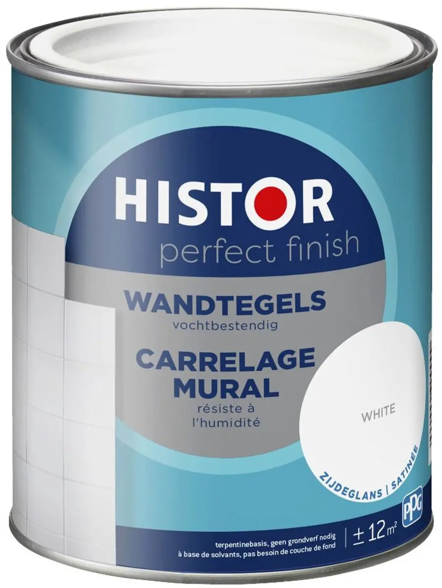 Histor Perfect Finish Wandtegels Wit 0.75L