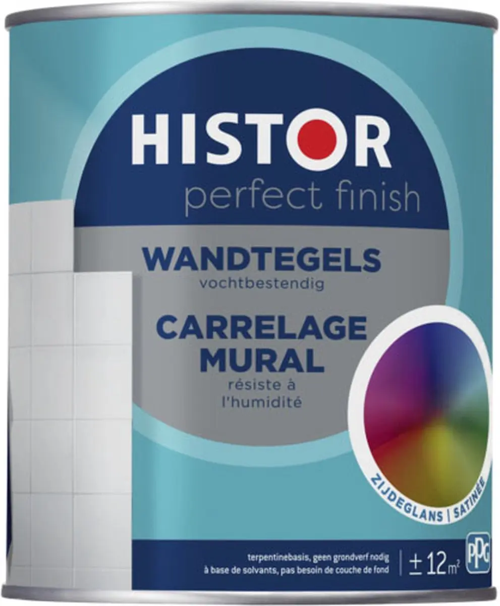 Histor Perfect Finish Wandtegels Wit 0.75L