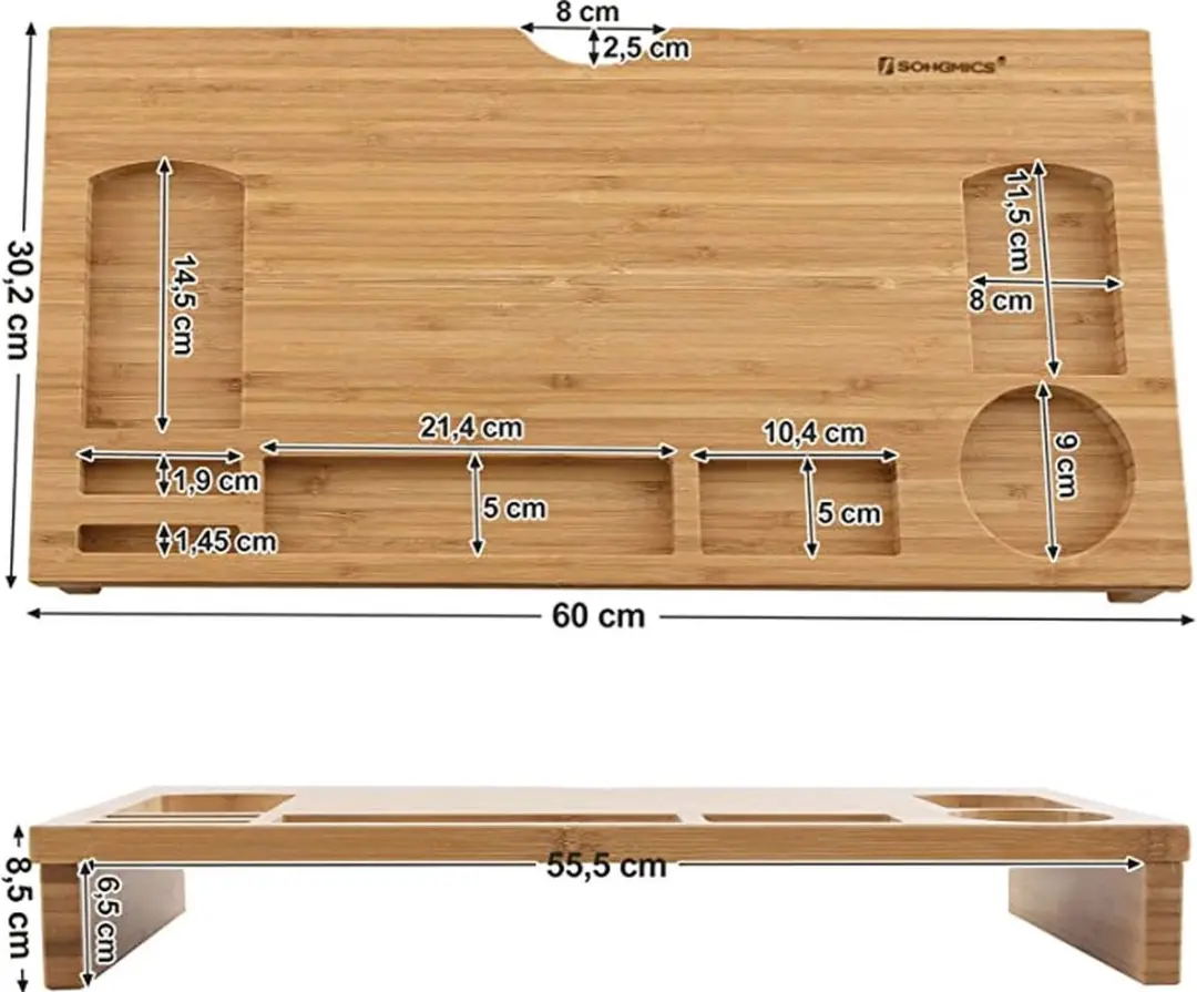 Songmics Monitorstandaard Hout