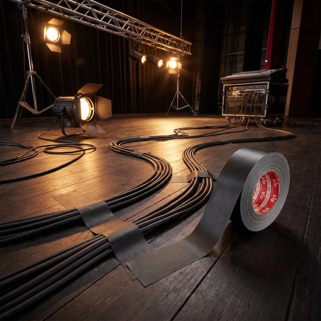 Kip 323 Gaffer Tape 50mm - 50m - Zwart