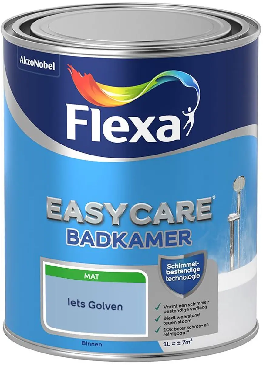 Flexa Easycare Badkamer Mengverf Iets Golven 1L