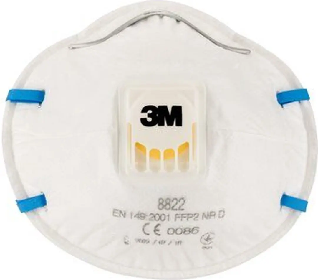3M 8822C3 FFP2 Stofmasker - 3 Stuks - afbeelding 3 van 4