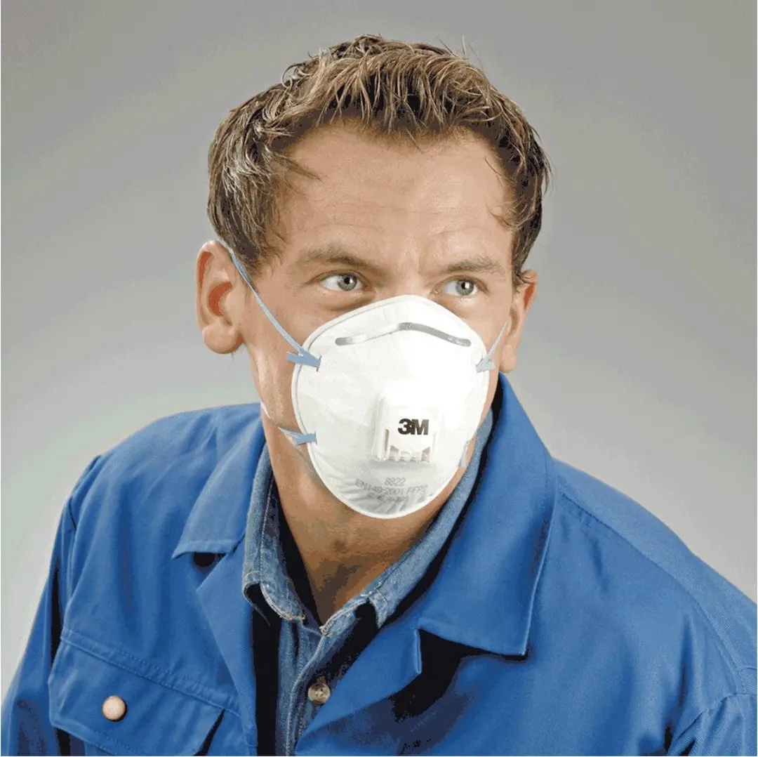 3M 8822C3 FFP2 Stofmasker - 3 Stuks - afbeelding 2 van 4