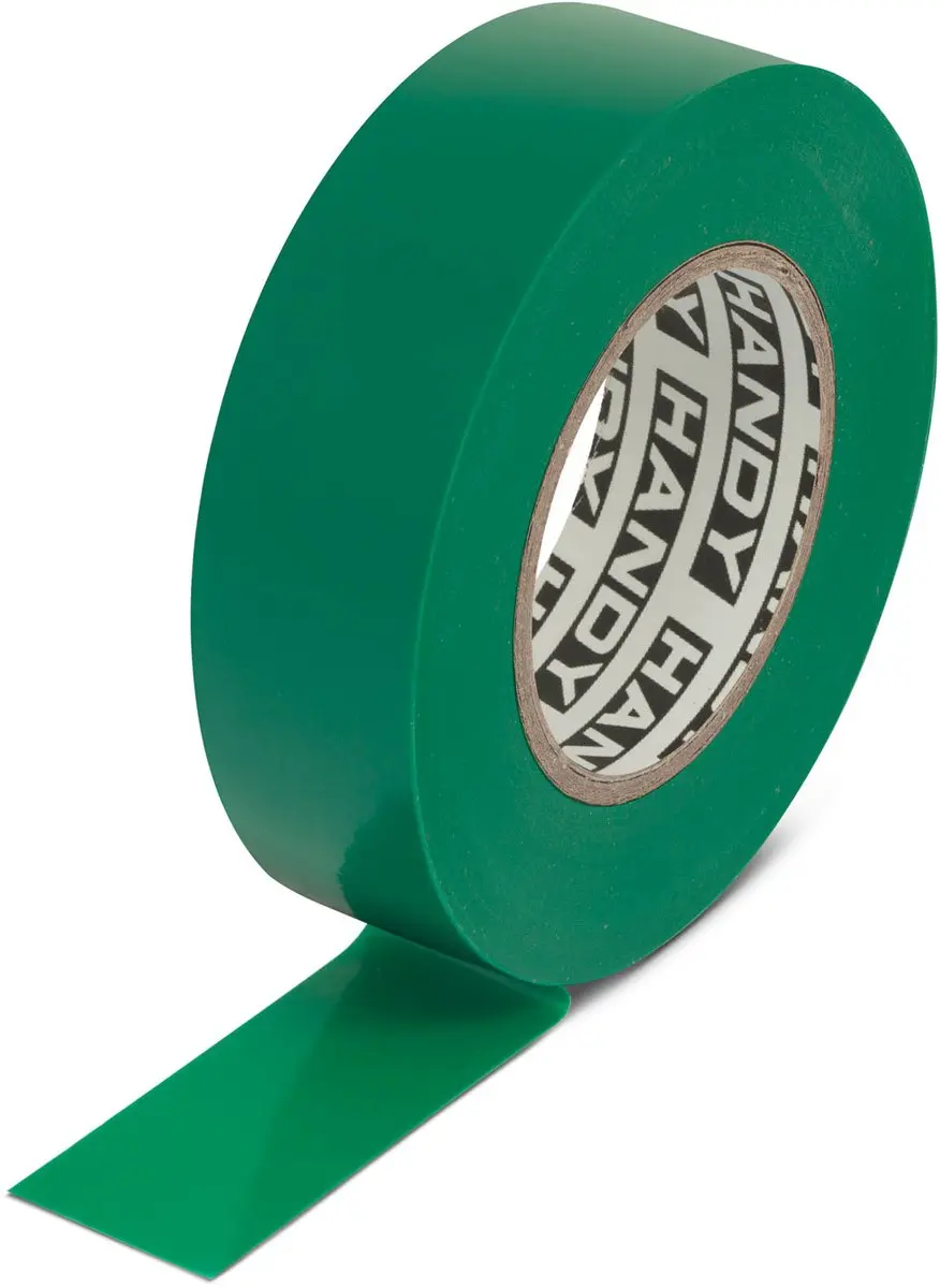 Handy Isolatietape Groen 20m x 19mm - 10 Rollen