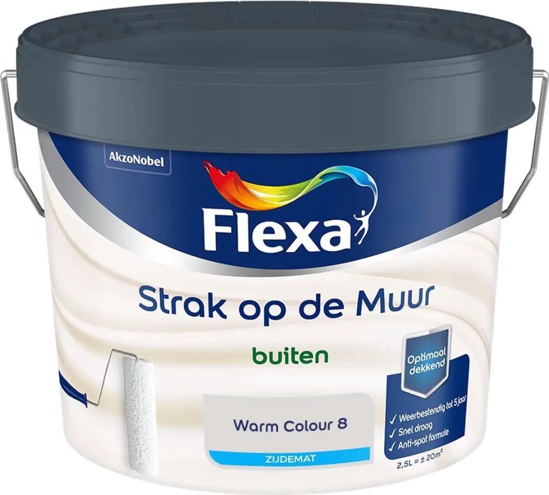 Flexa Strak Op De Muur Mengverf Warm Colour 8
