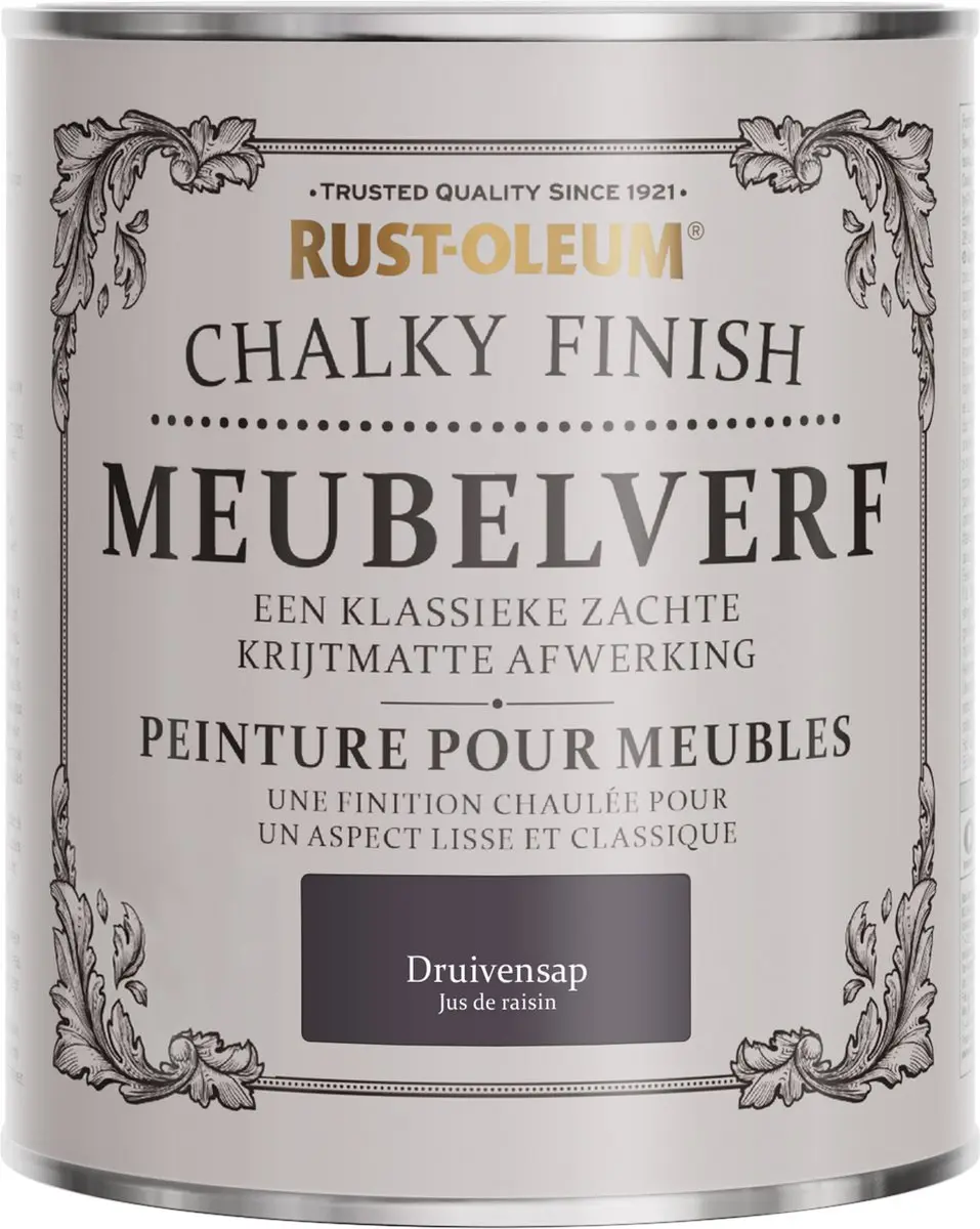 Rust-Oleum Donkerpaars Chalky Finish Meubelverf 750ml