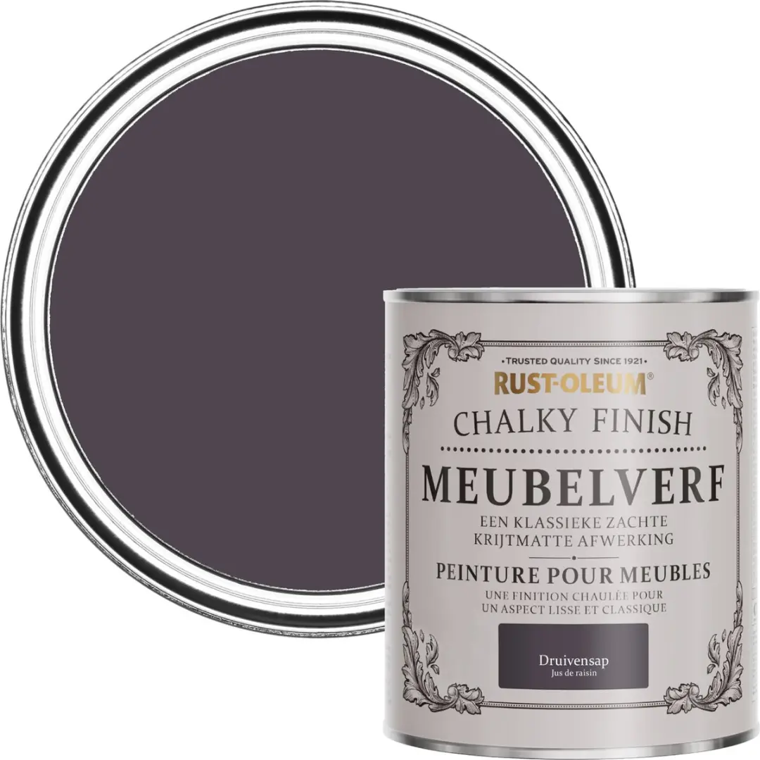 Rust-Oleum Donkerpaars Chalky Finish Meubelverf 750ml