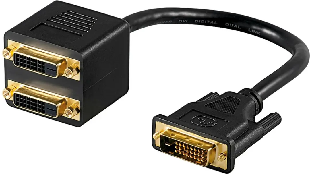 Goobay DVI Adapterkabel - 0.1m - 10 Stuks
