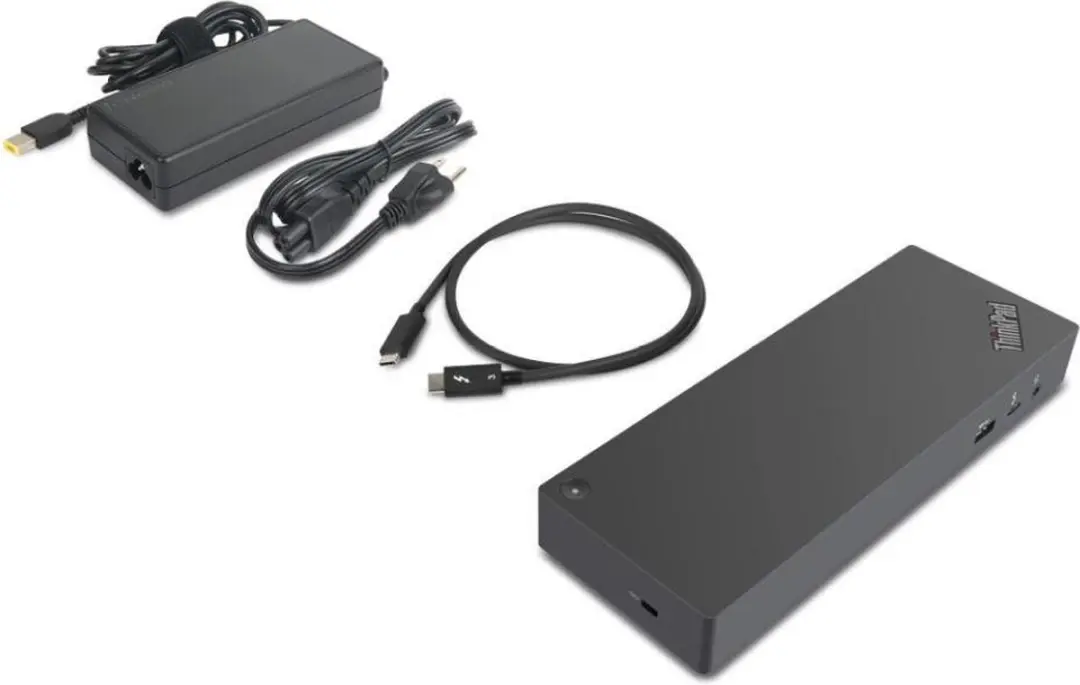 Lenovo 40AN0135EU Thunderbolt 3 Dock - Zwart/Rood