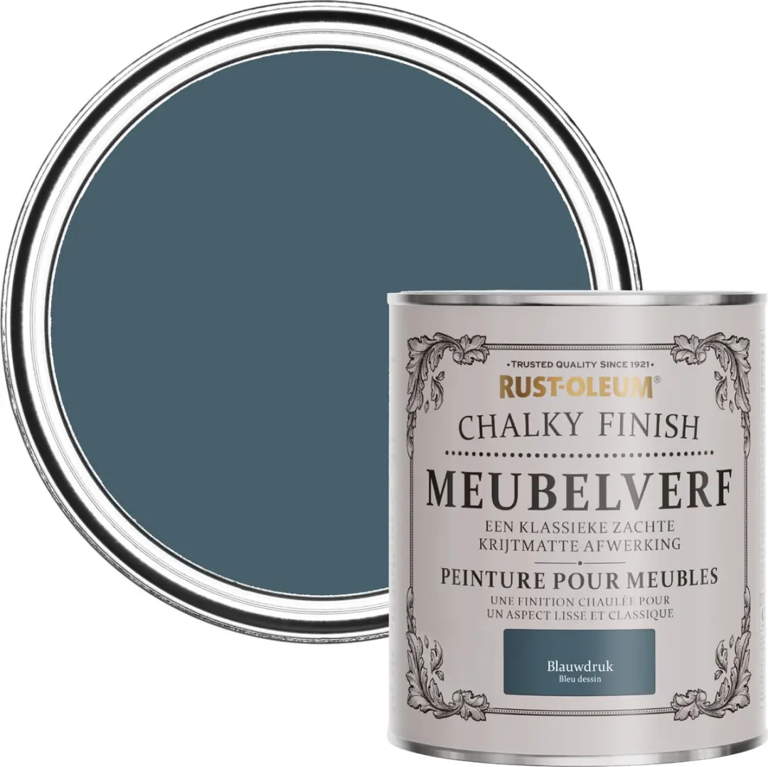 Rust-Oleum Donkerblauw Chalky Finish Meubelverf 750ml