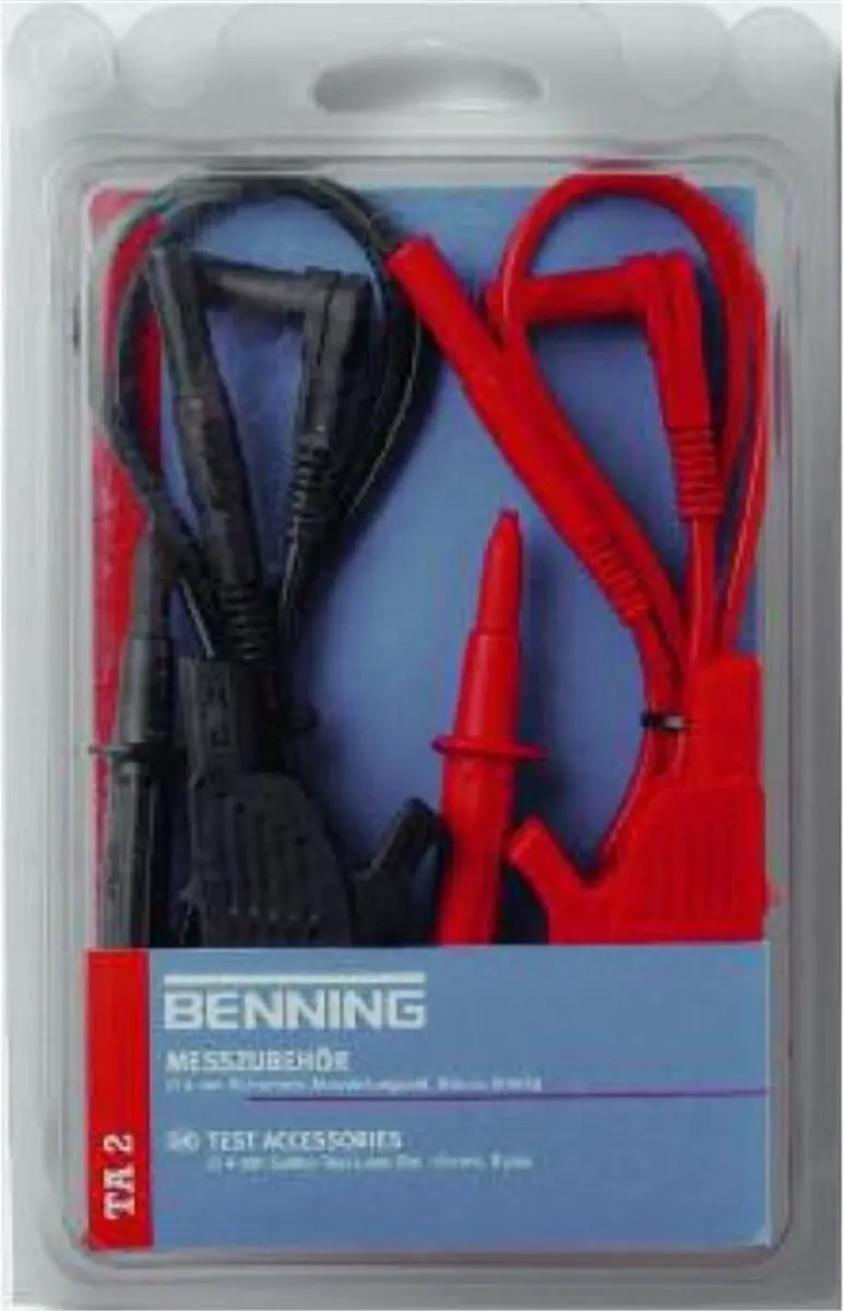 Benning TA 2 Veiligheidsmeetsnoerenset 1m