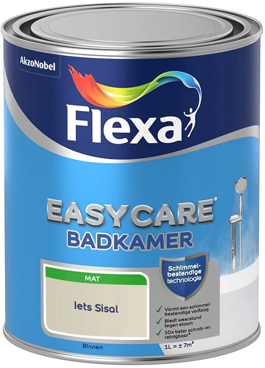 Flexa Easycare Badkamer Mengverf Iets Sisal 1L