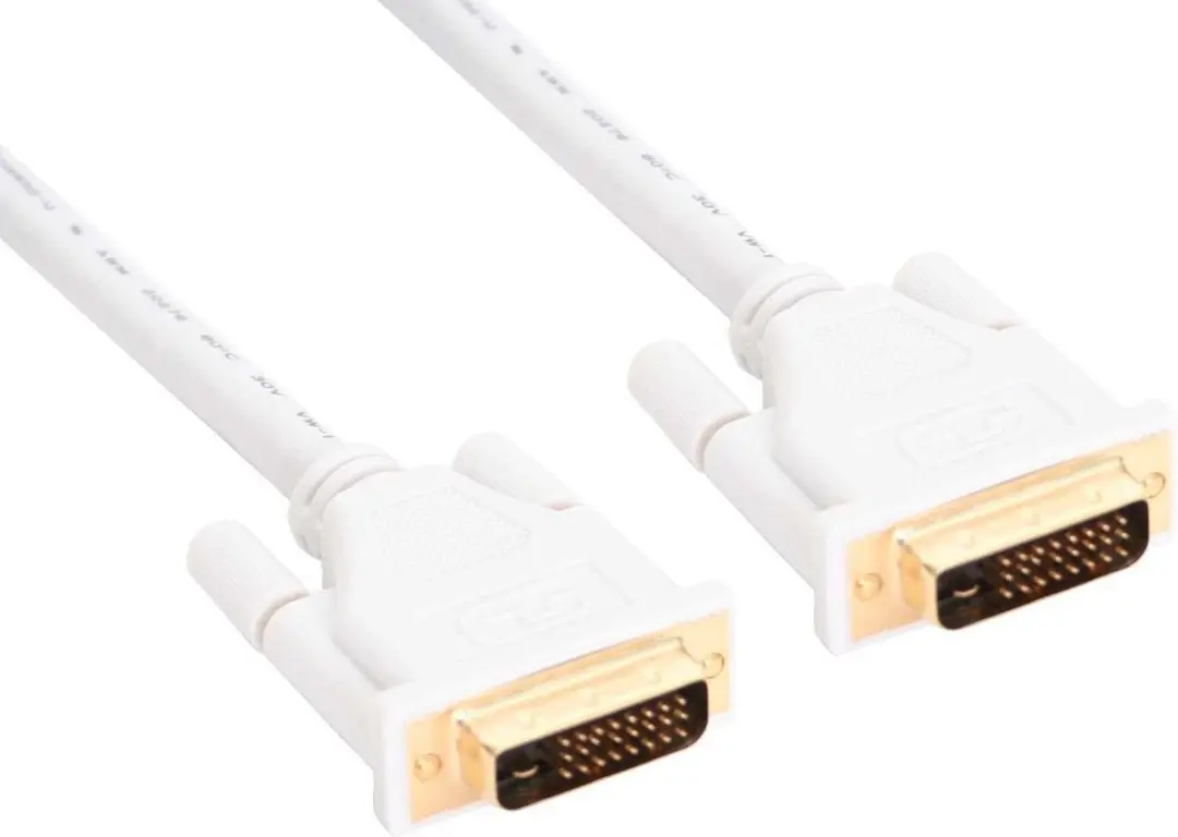 InLine DVI-D Dual Link Kabel - 2m - Wit - afbeelding 6 van 6