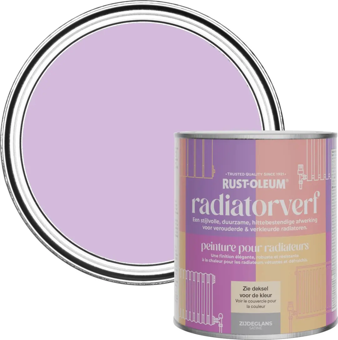 Rust-Oleum Paars Radiatorverf Zijdeglans 750ml