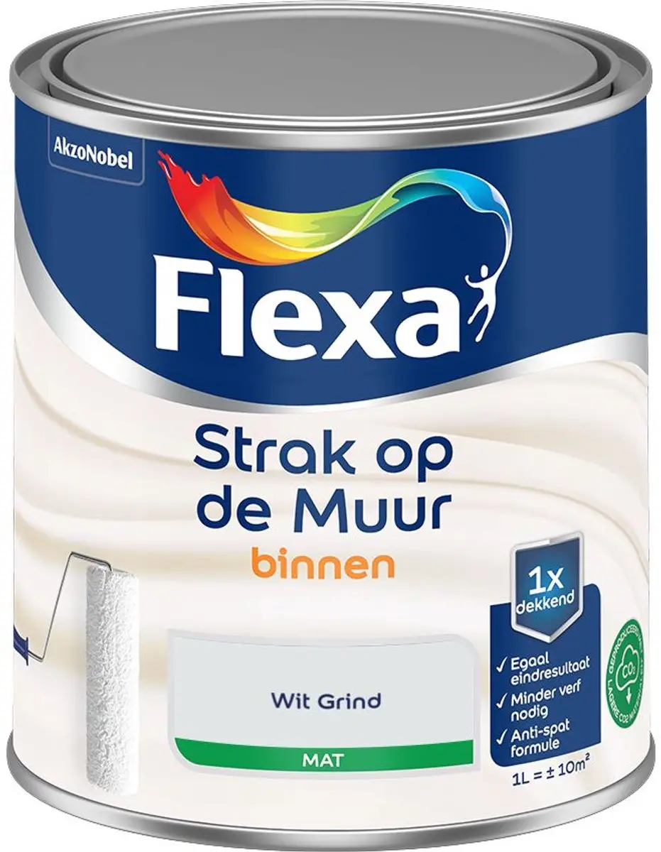 Flexa Strak Op De Muur Binnen Mat Mengverf 1L
