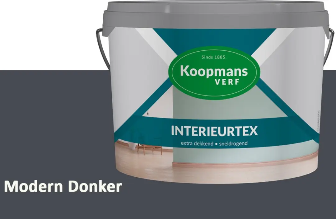 Koopmans Interieurtex Matte Muurverf Modern Donker 2,5L