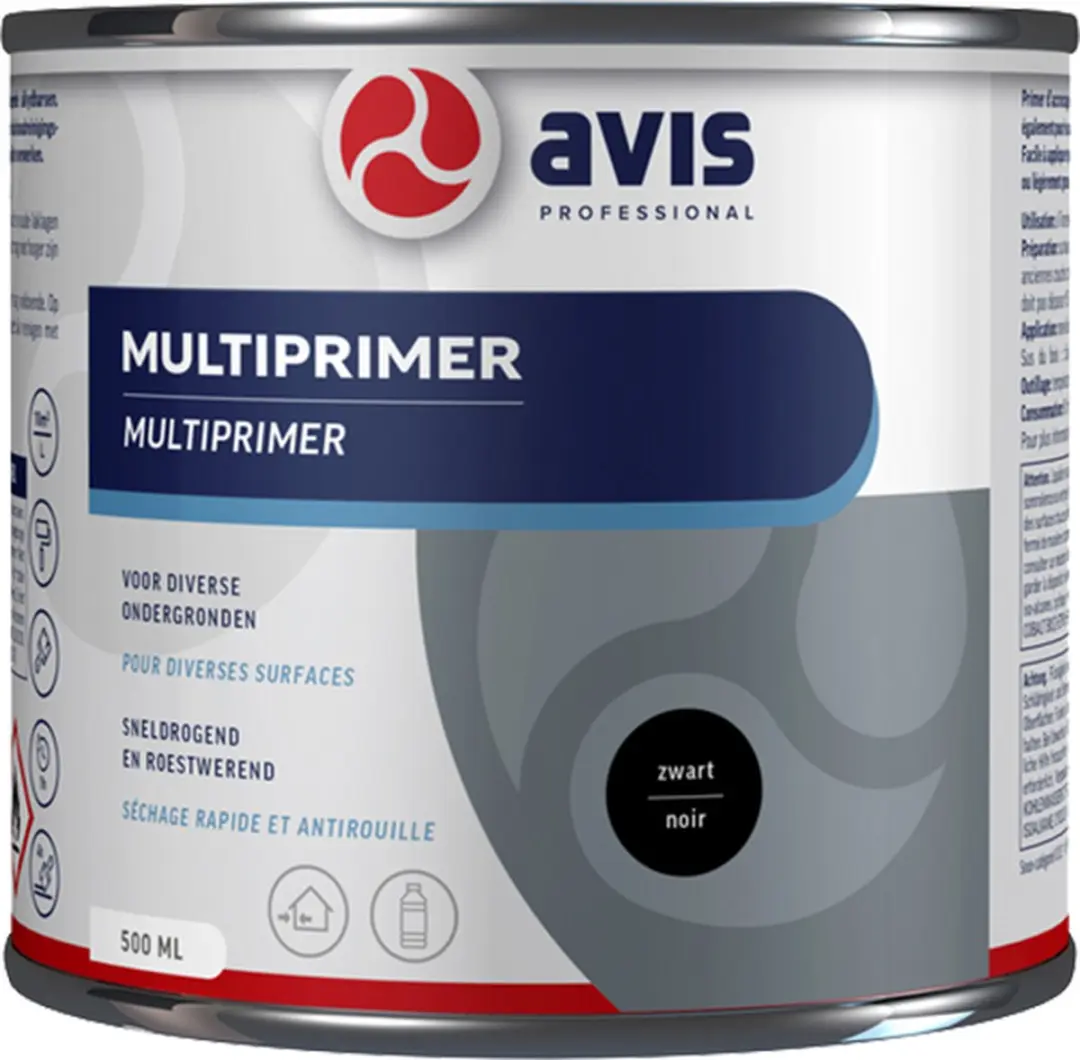 Avis Multiprimer Zwart 500ml