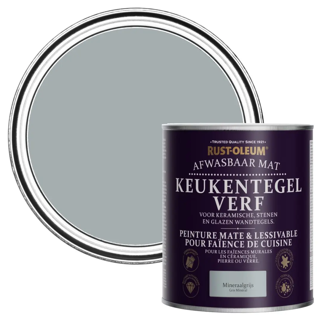 Rust-Oleum Mineraalgrijs Tegelverf 750ml