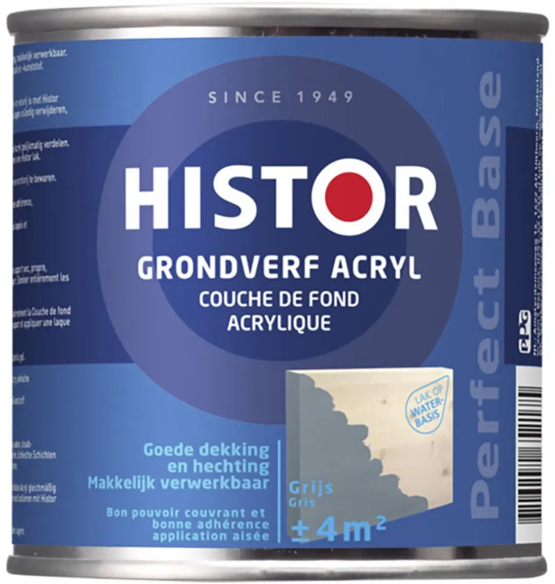 Histor Perfect Base Grondverf Acryl 0,25L