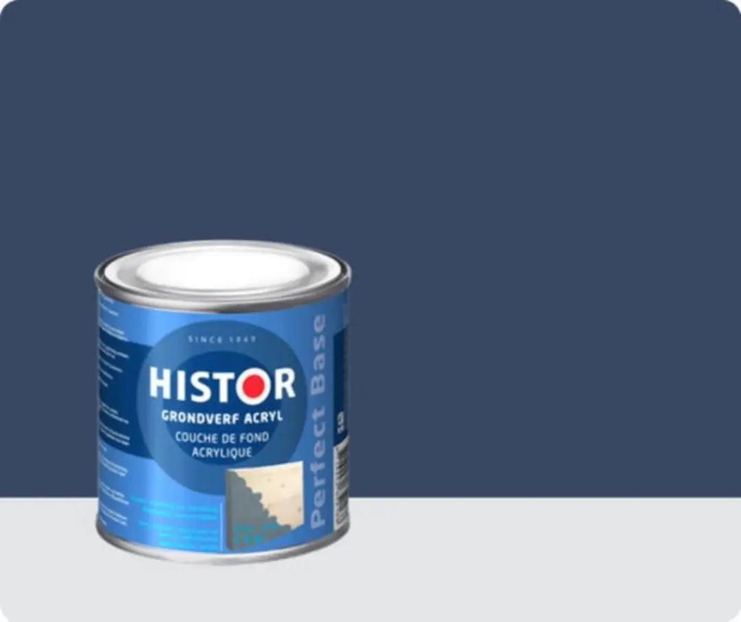 Histor Perfect Base Grondverf Acryl 0,25L - Grijs