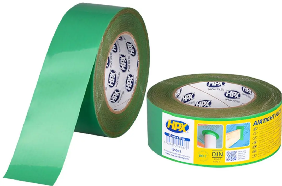 HPX PE Filmtape Groen 50mm x 25m