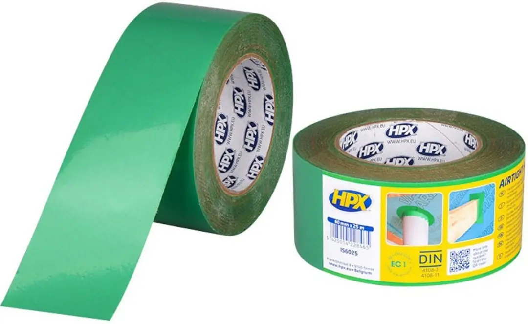 HPX PE Filmtape Groen 50mm x 25m