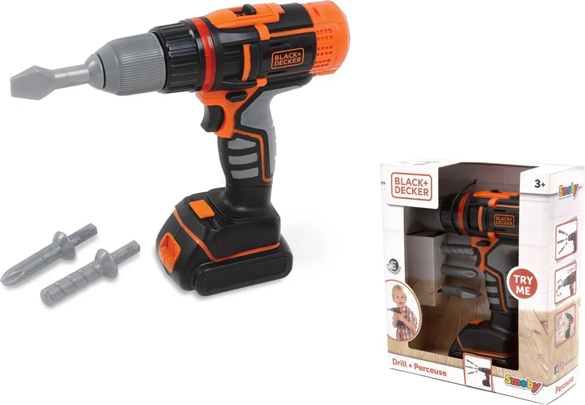 Smoby Black & Decker Speelgoedboormachine