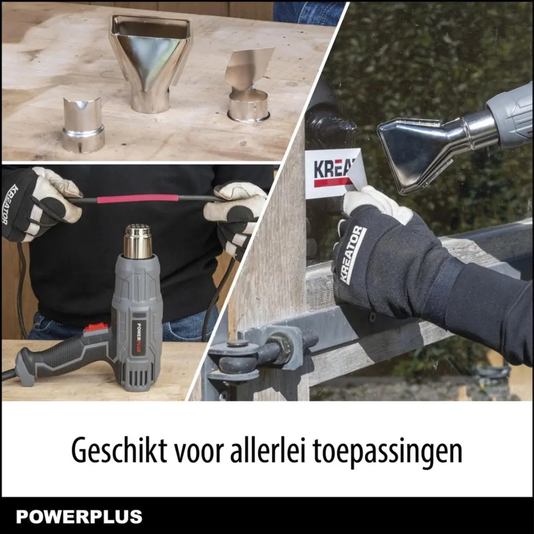 Powerplus POWX351 Elektrisch Verfpistool 800ml - Geel