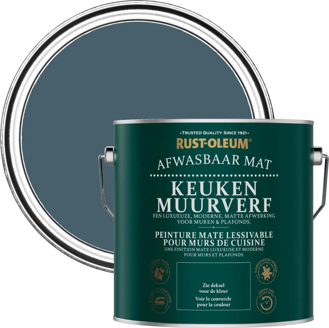 Rust-Oleum Blauwdruk Keuken Muurverf 2,5L