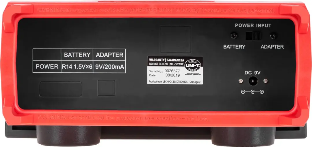 UNI-T UT801 Multimeter - Rood