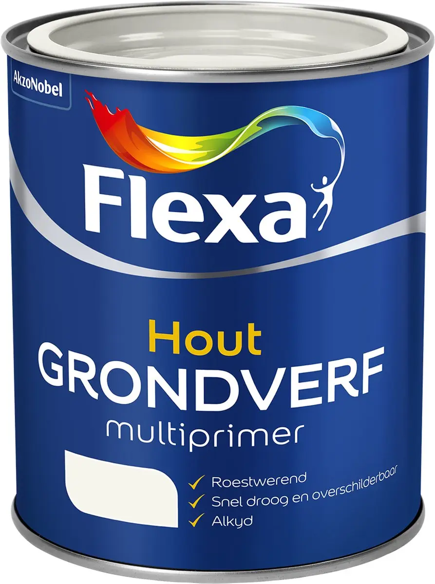 Flexa Grondverf Multiprimer Grijs 750ml