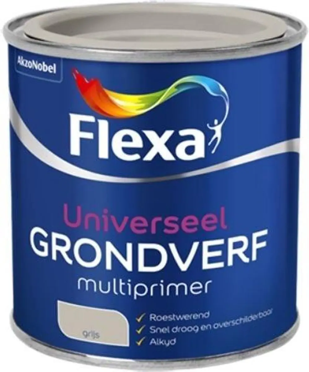 Flexa Grondverf Multiprimer Grijs 750ml