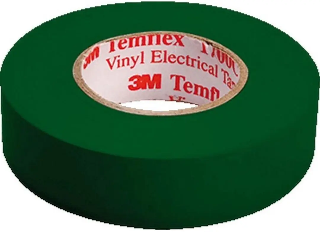 3M Temflex 1500 Isolatietape 10mx15mm Groen