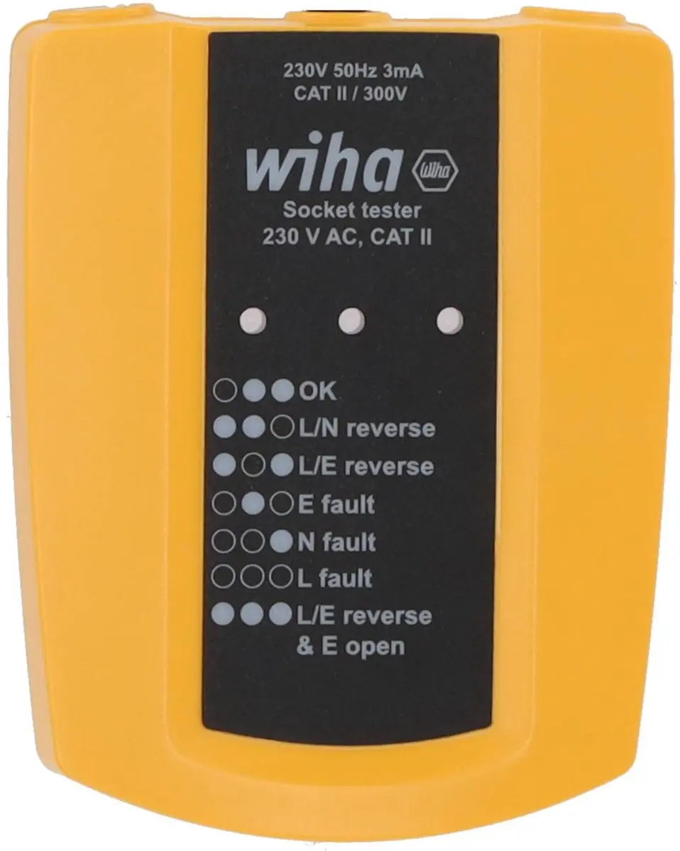 Wiha SB25561 Stopcontacttester 230V AC