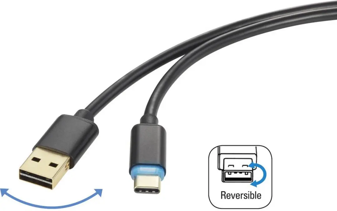 Renkforce RF-4758090 USB-kabel USB-A naar USB-C 1.5m