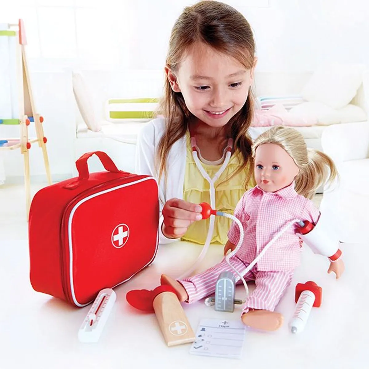 Hape Doktersset Houten Speelgoed - Veelkleurig