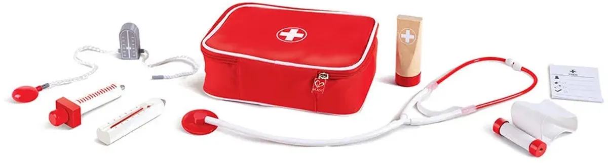 Hape Doktersset Houten Speelgoed - Veelkleurig