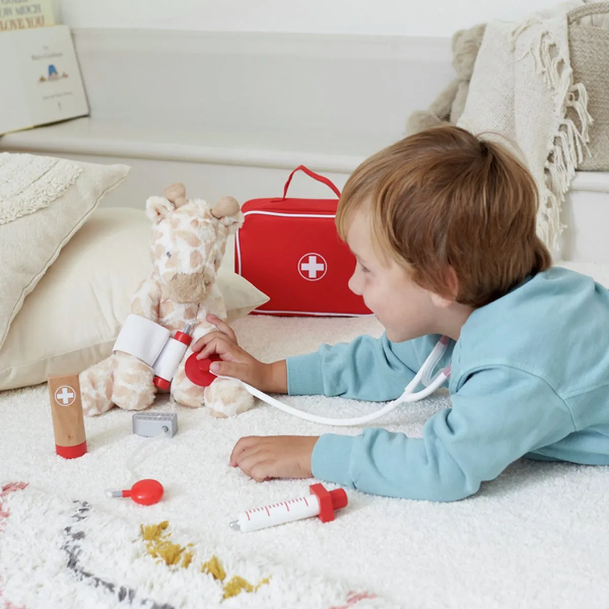 Hape Doktersset Houten Speelgoed - Veelkleurig