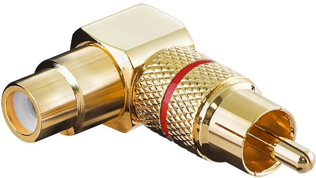 Tulp haakse audio adapter