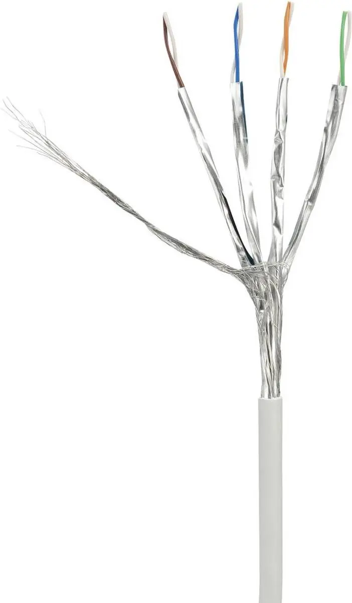 Renkforce RF-4149873 Netwerkkabel CAT 6A S/FTP 10m - Grijs