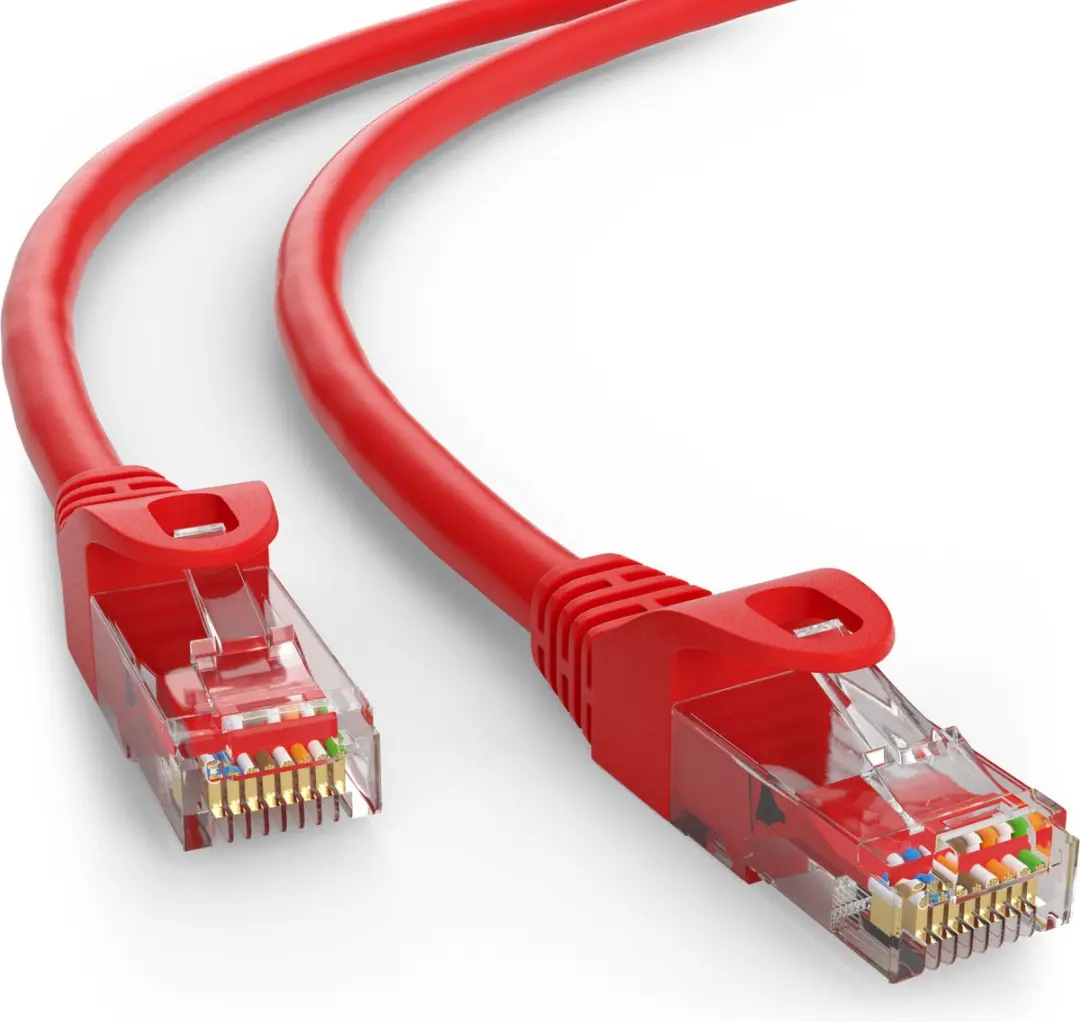 Wentronic CAT6 Netwerkkabel RJ45 - Rood 0.5m