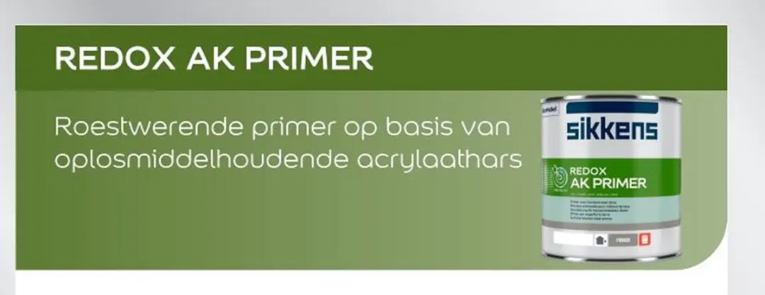Sikkens Redox AK Primer Metaalprimer 2.5L - Wit